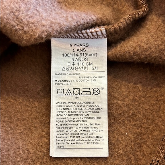 NWOT- GAP Brown Dress w/Flowers - Picture 7 of 7